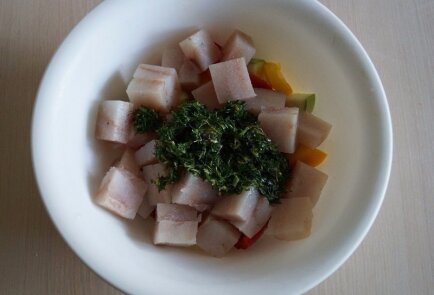Рыбные шашлычки с кабачком и перцем, рецепт с фото пошагово