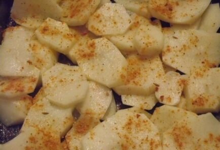 Картофельный эскалоп с чесночной заправкой, рецепт с фото пошагово
