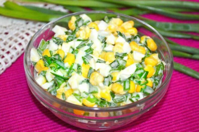 Салат из редьки с капустой и кукурузой, рецепт с фото