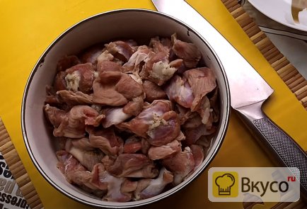 Куриные желудочки с овощами в духовке, рецепт с фото пошагово и видео
