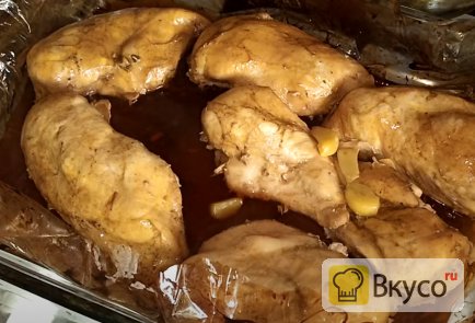 Куриное филе в медово-соевом маринаде запеченное в рукаве, рецепт с фото пошагово и видео