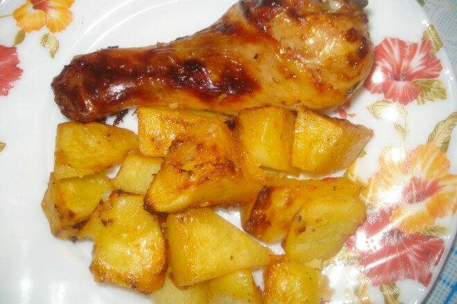 Куриные ножки с картофелем и укропом в мультиварке Куриные ножки с картофелем и укропом в мультиварке, рецепт с фото